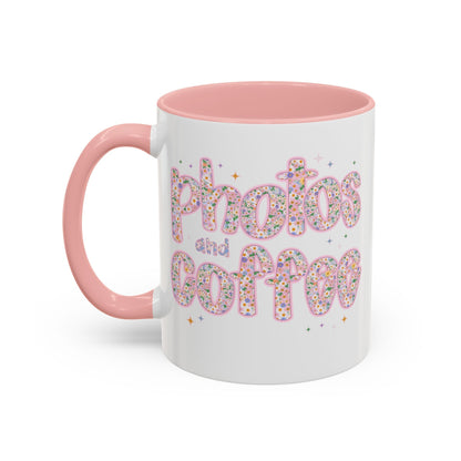 Photos and Coffee 11 Oz Mug: Cute Photographer Gift