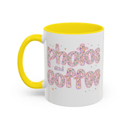 Photos and Coffee 11 Oz Mug: Cute Photographer Gift