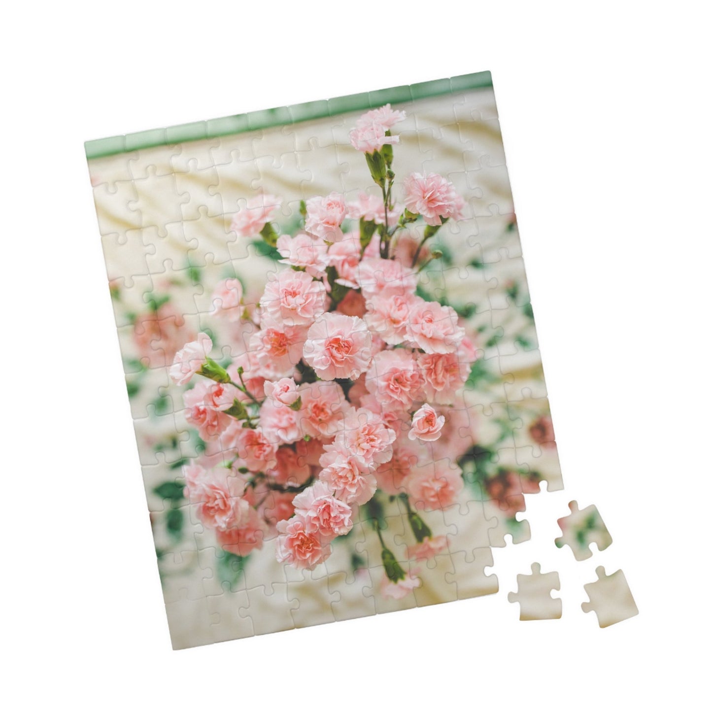 Pink Carnation Flower Puzzle