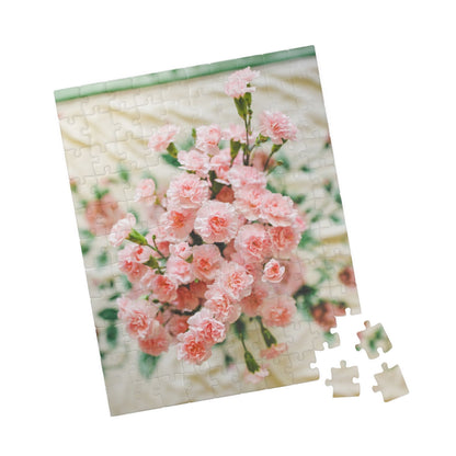 Pink Carnation Flower Puzzle