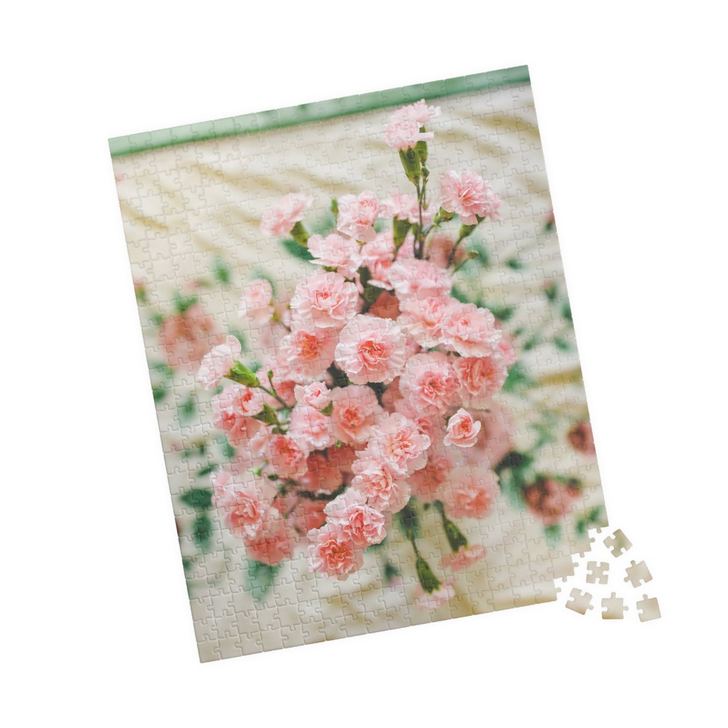 Pink Carnation Flower Puzzle