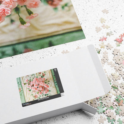 Pink Carnation Flower Puzzle