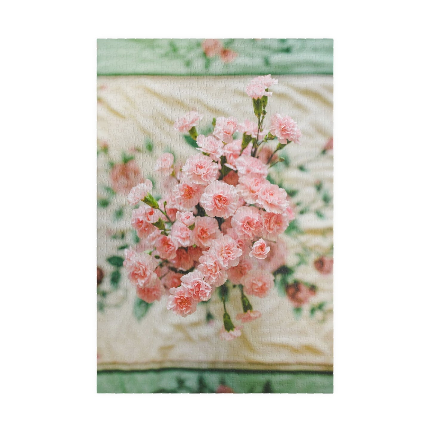 Pink Carnation Flower Puzzle