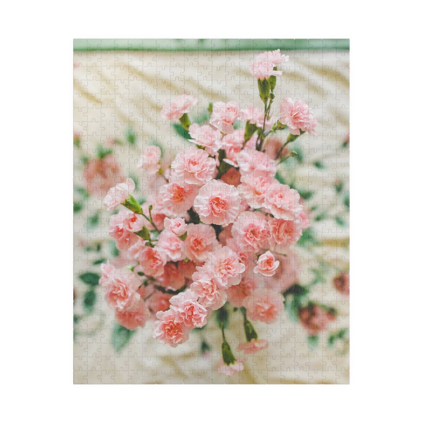 Pink Carnation Flower Puzzle