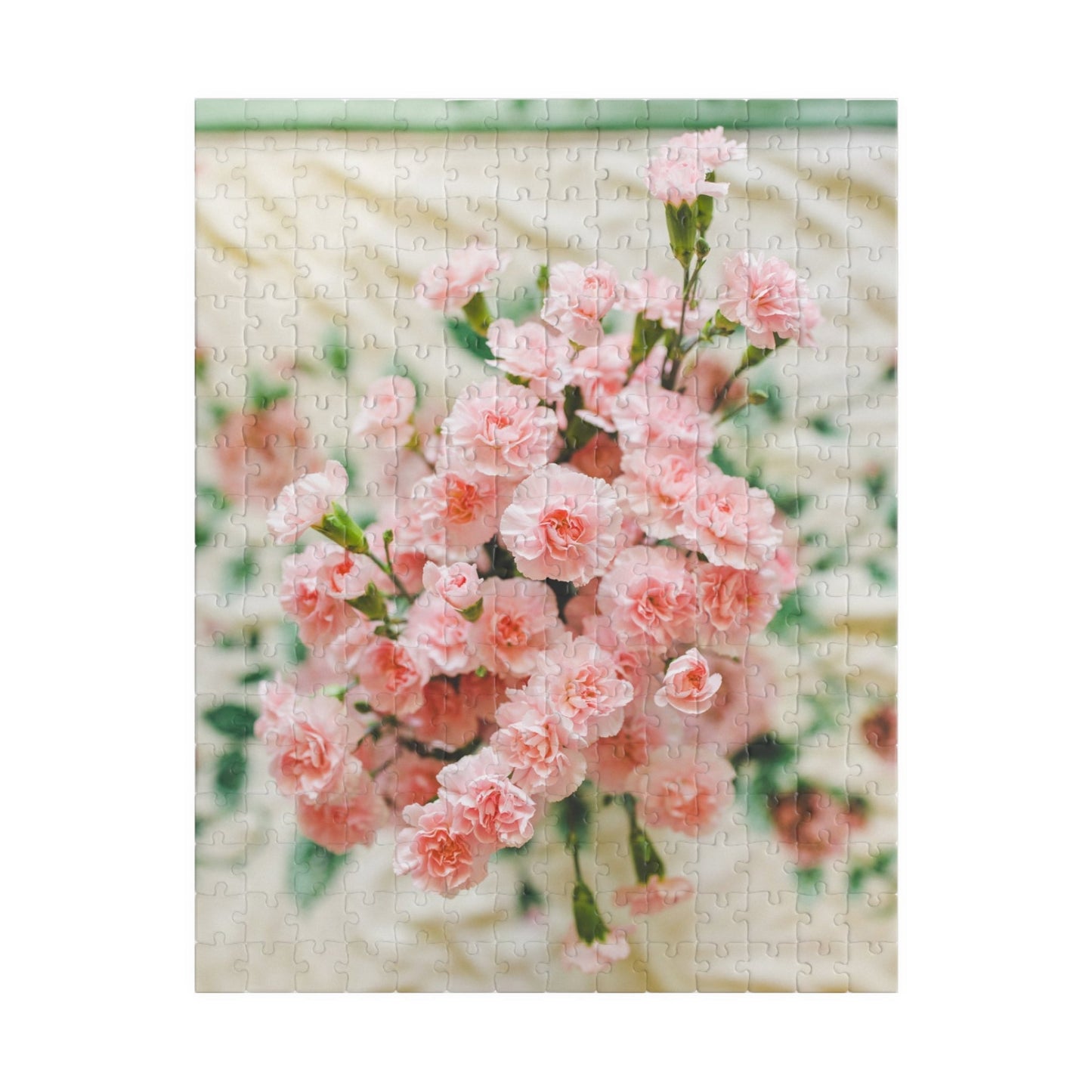 Pink Carnation Flower Puzzle