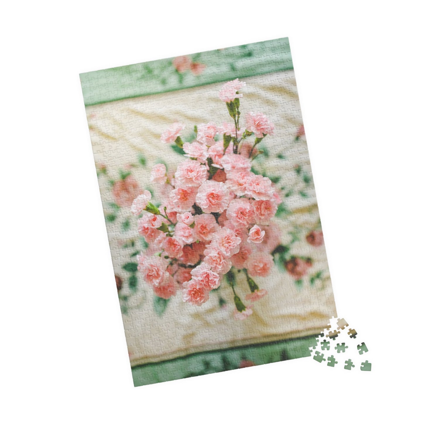 Pink Carnation Flower Puzzle