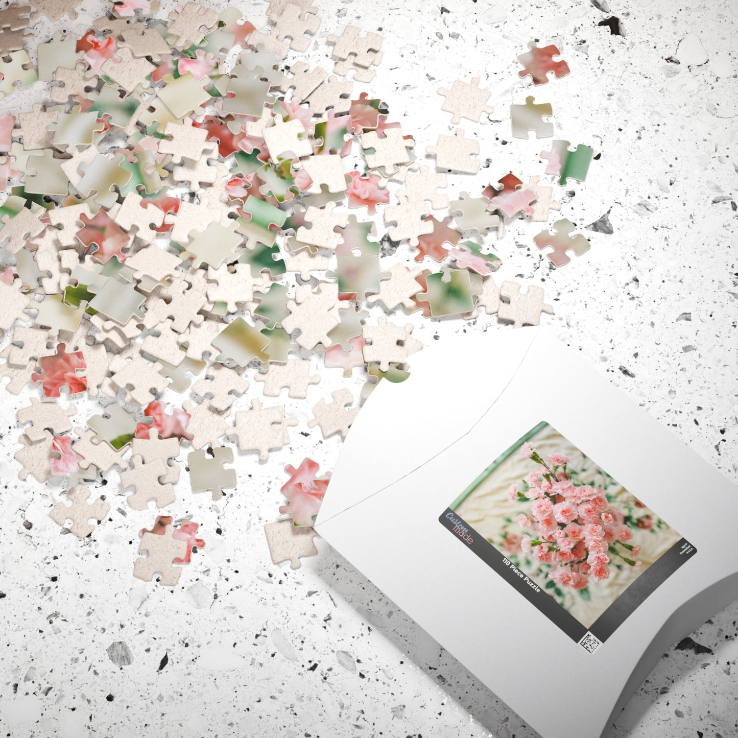 Pink Carnation Flower Puzzle