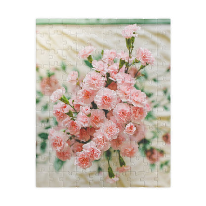 Pink Carnation Flower Puzzle