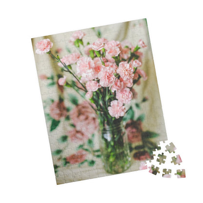 Pink Carnation Flower Puzzle