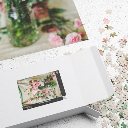 Pink Carnation Flower Puzzle
