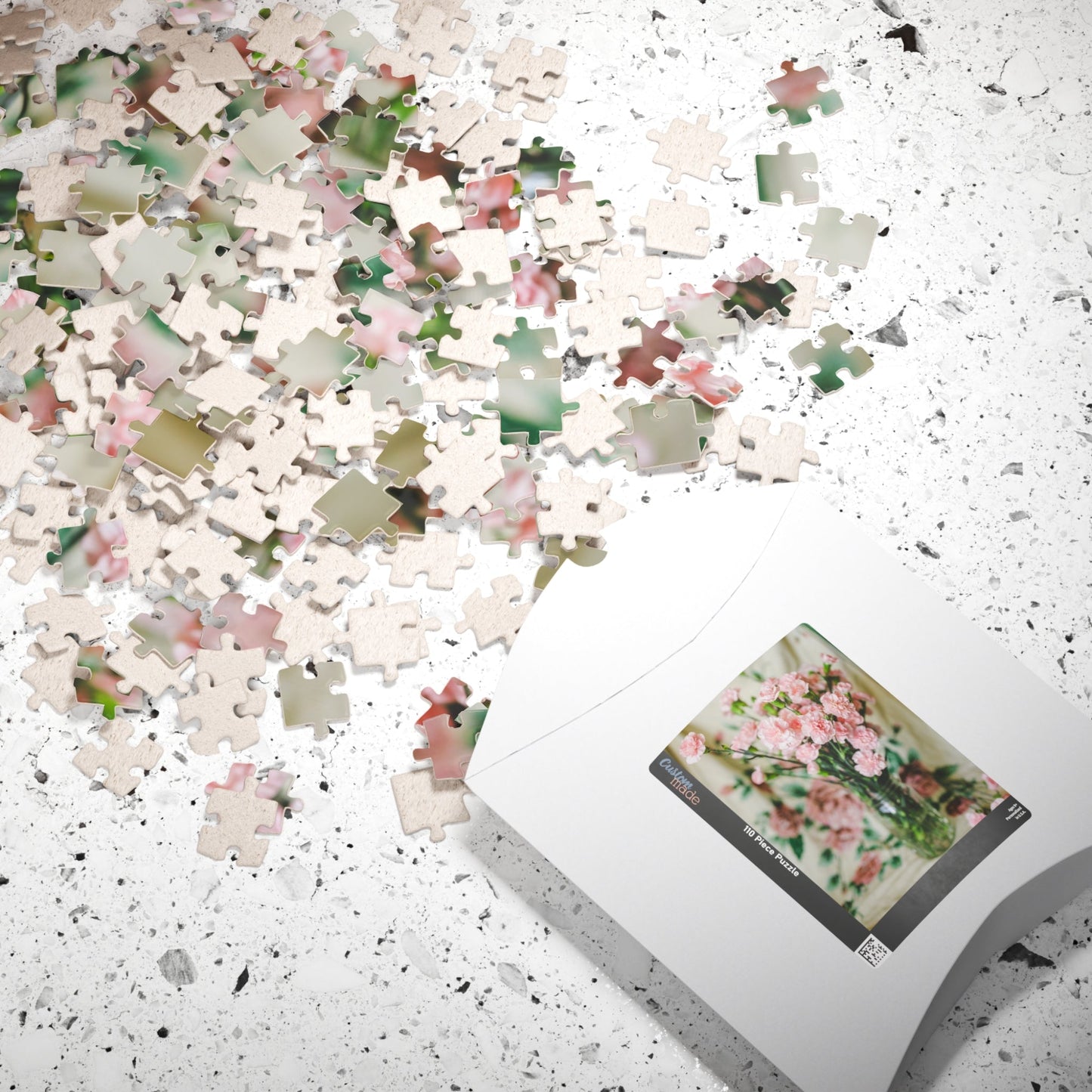 Pink Carnation Flower Puzzle