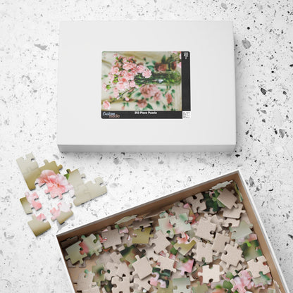 Pink Carnation Flower Puzzle