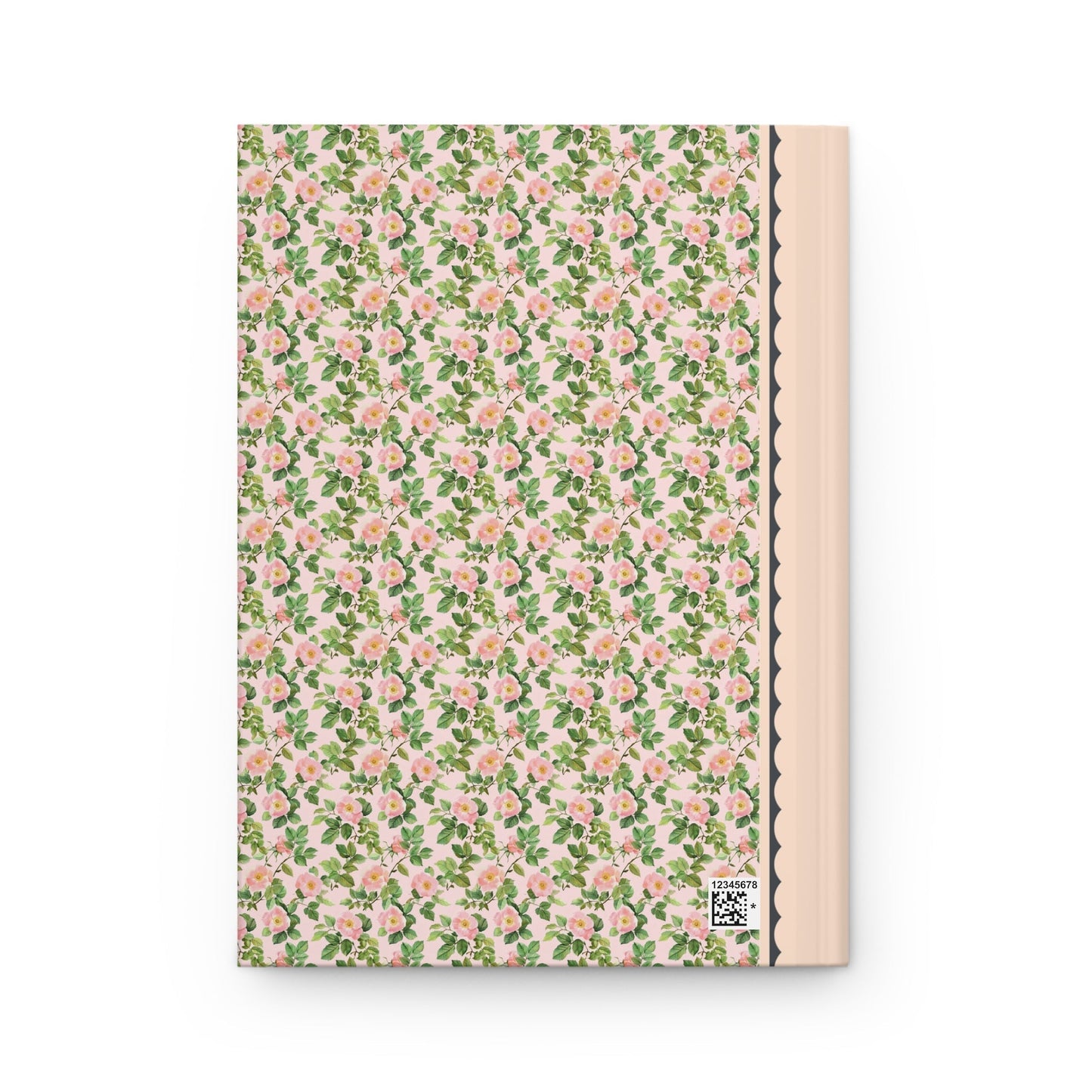Pink Floral Notebook with Roses