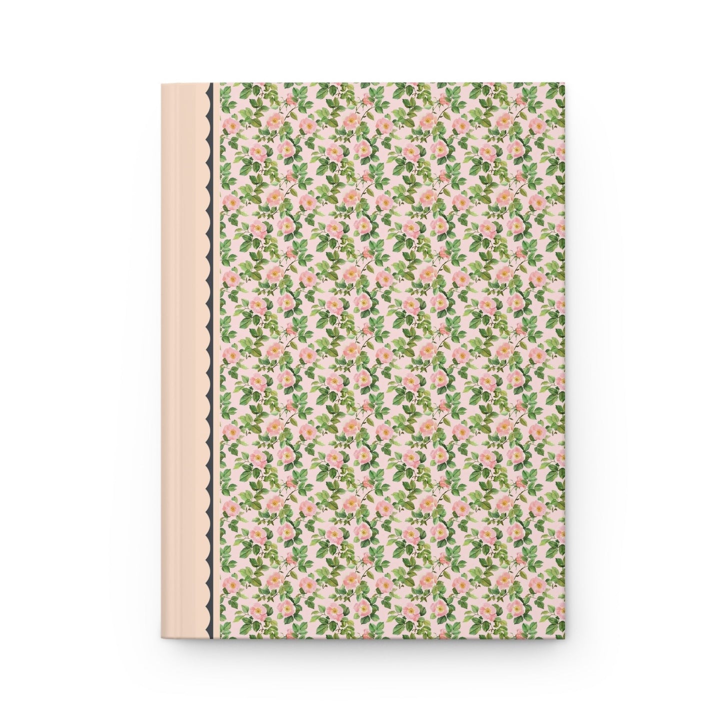 Pink Floral Notebook with Roses
