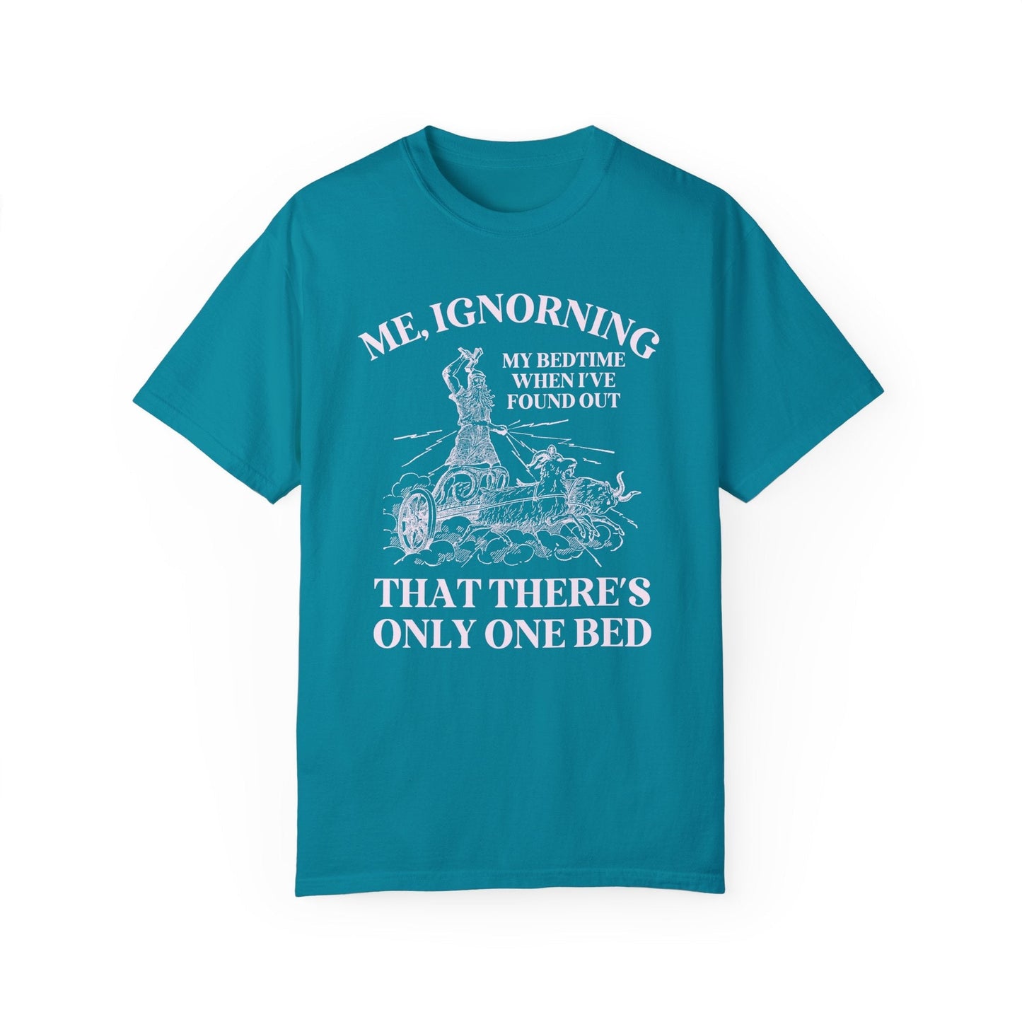 Pink Text Only One Bed Tee