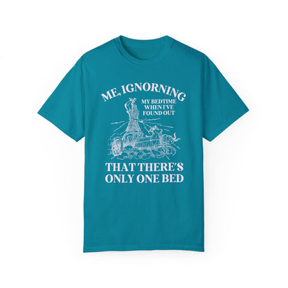 Pink Text Only One Bed Tee