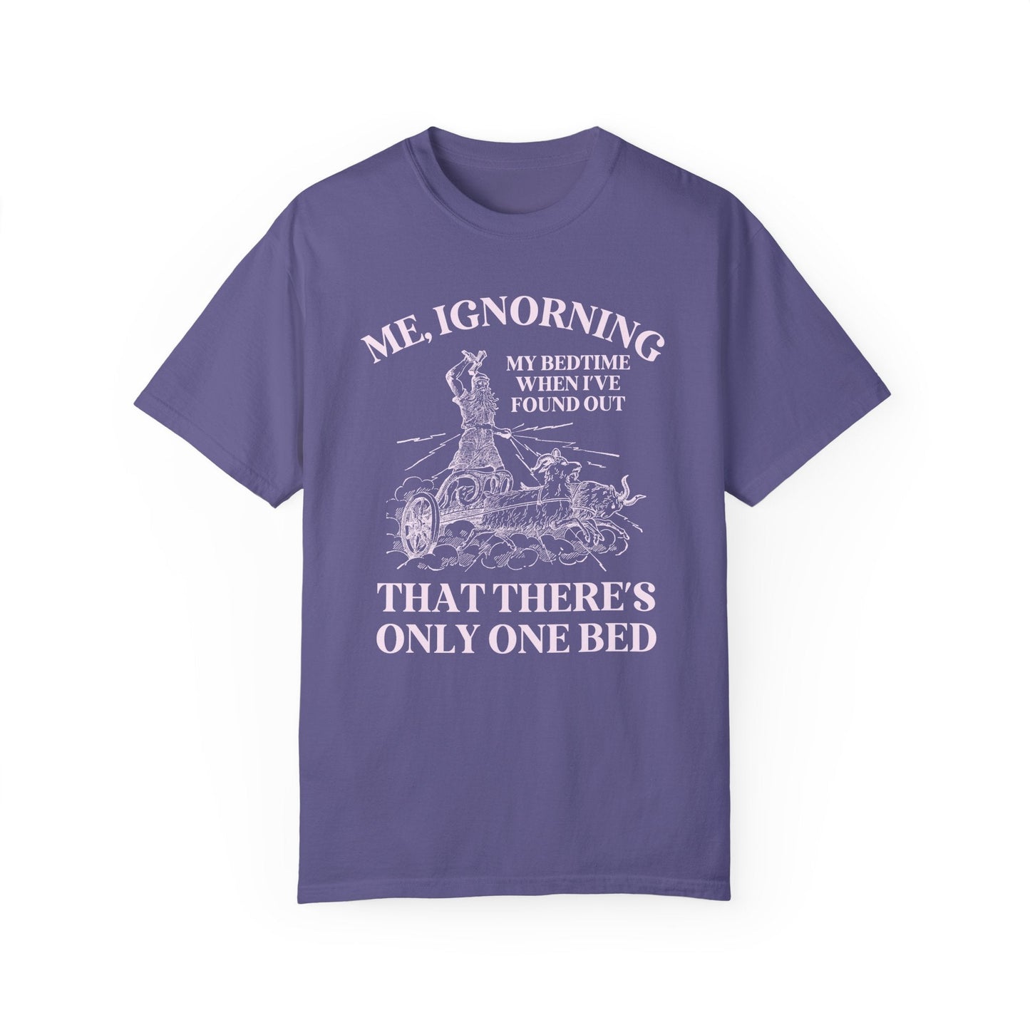 Pink Text Only One Bed Tee