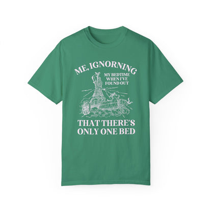 Pink Text Only One Bed Tee