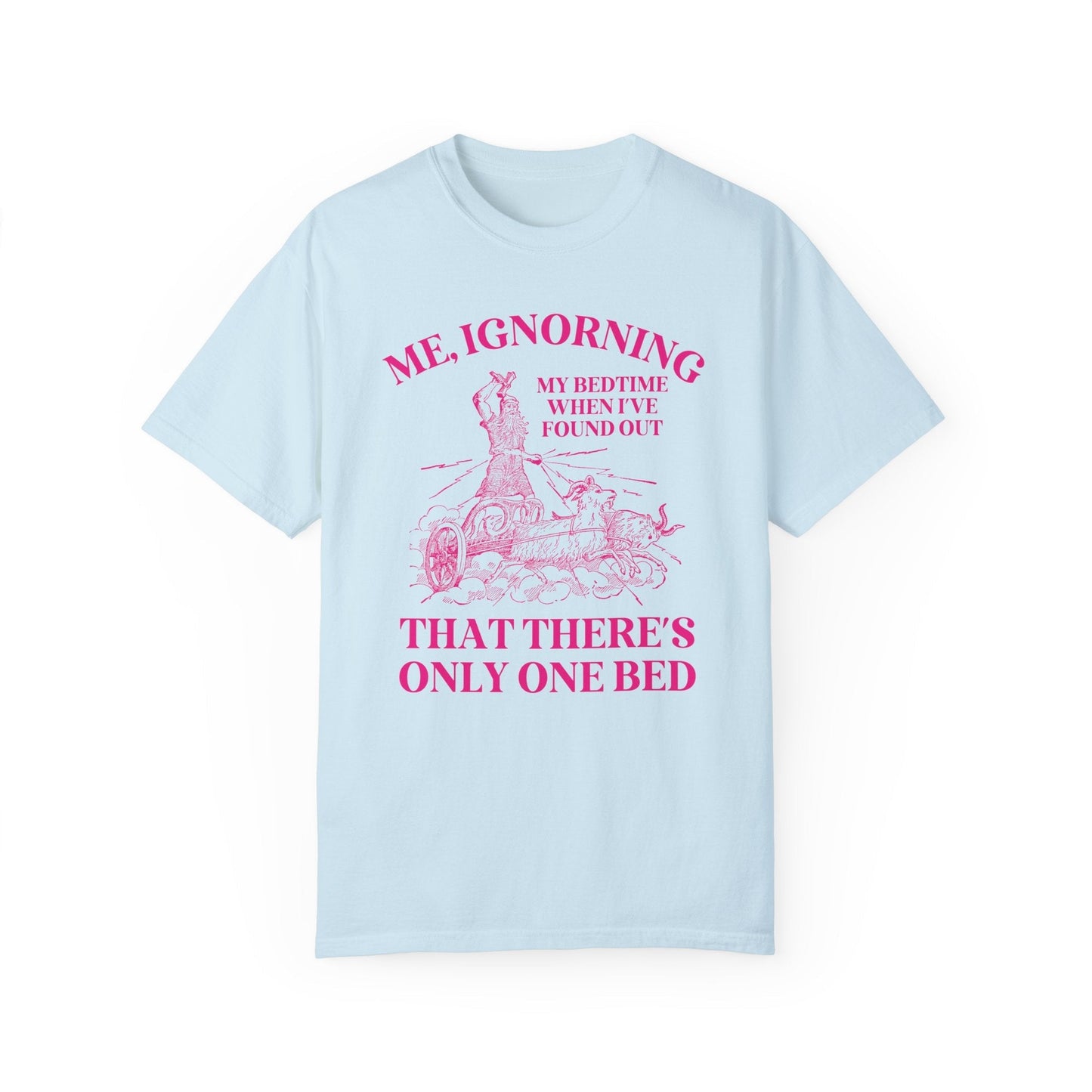 Pink Text Only One Bed Tee
