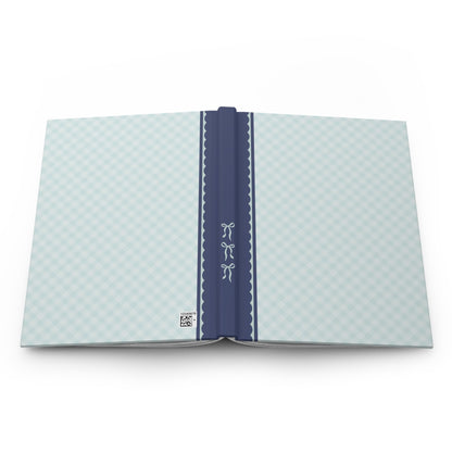 Plaid Notebook: Light Blue