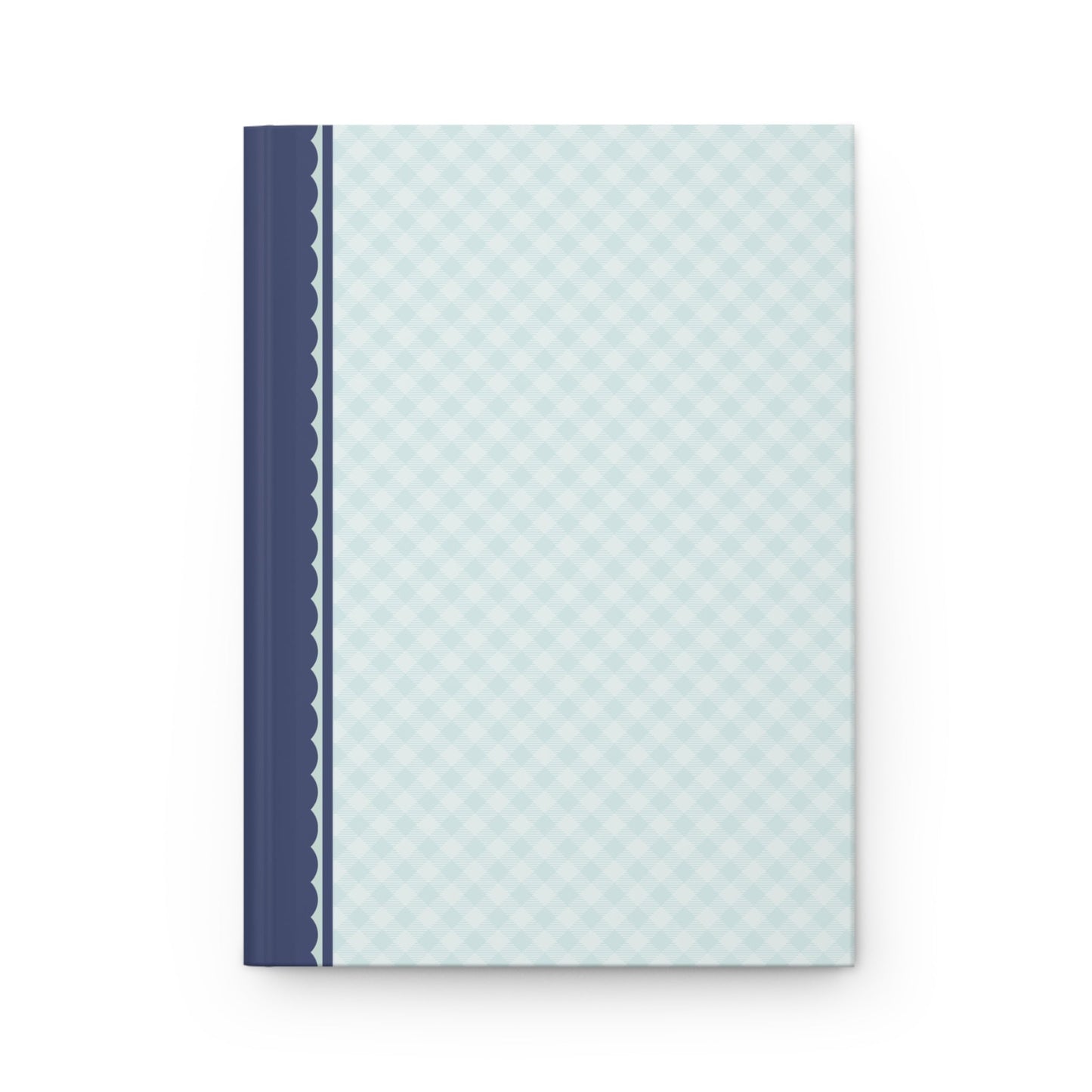 Plaid Notebook: Light Blue