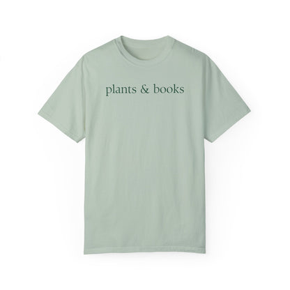 Plants and Books Tee Shirt for Reader
