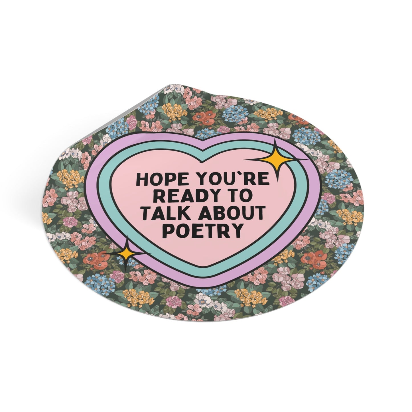 Poetry Professor Sticker