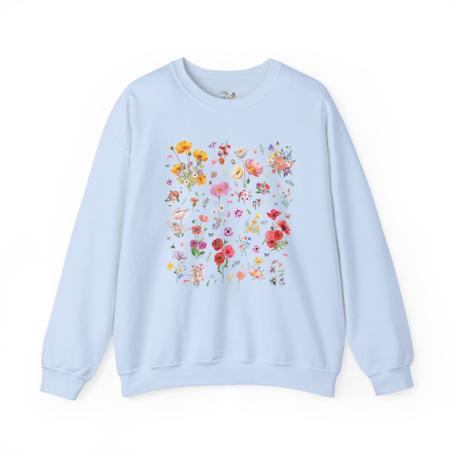 Poppy Flower Sweatshirt for Mom Who Loves Flowers