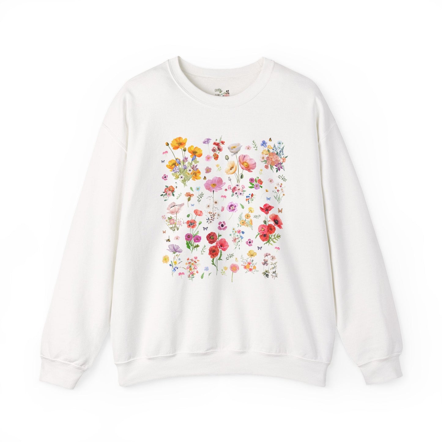 Poppy Flower Sweatshirt for Mom Who Loves Flowers