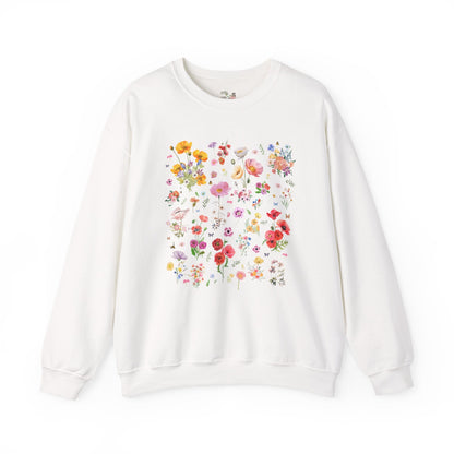 Poppy Flower Sweatshirt for Mom Who Loves Flowers