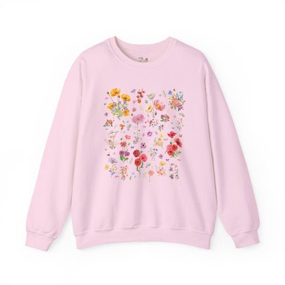 Poppy Flower Sweatshirt for Mom Who Loves Flowers