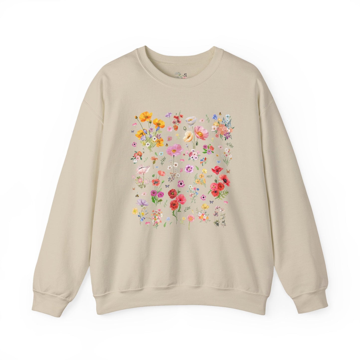Poppy Flower Sweatshirt for Mom Who Loves Flowers