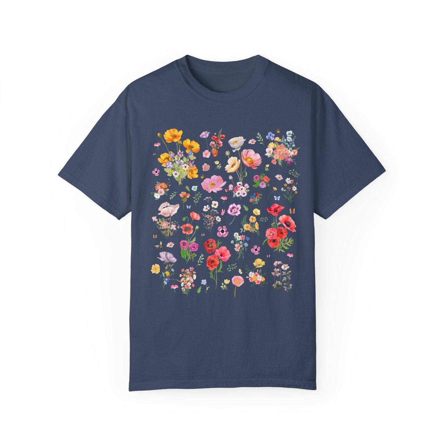 Poppy Flower T-Shirt for Gardener
