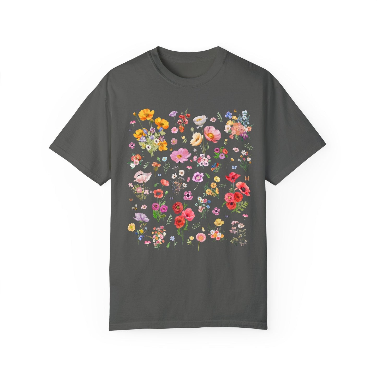 Poppy Flower T-Shirt for Gardener