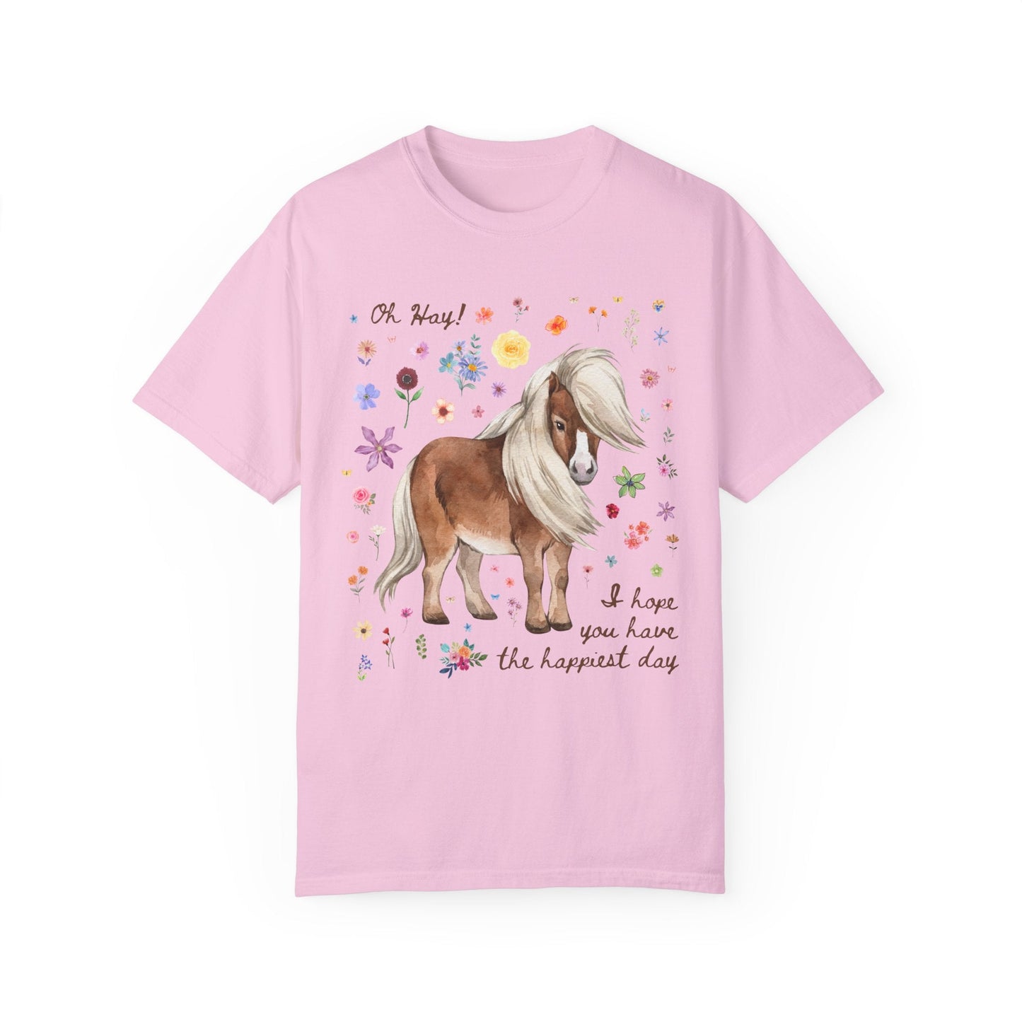 Positive Affirmation Tee with Mini Horse