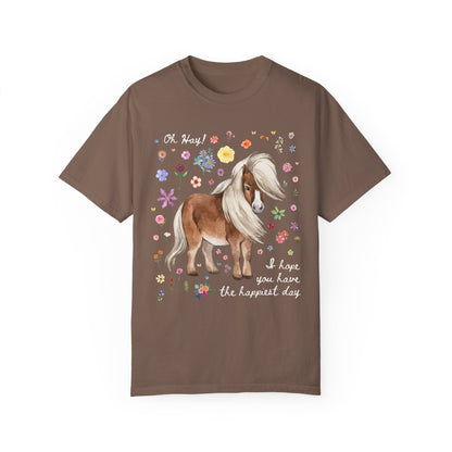 Positive Affirmation Tee with Mini Horse