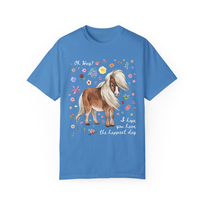 Positive Affirmation Tee with Mini Horse
