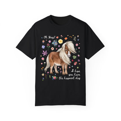 Positive Affirmation Tee with Mini Horse