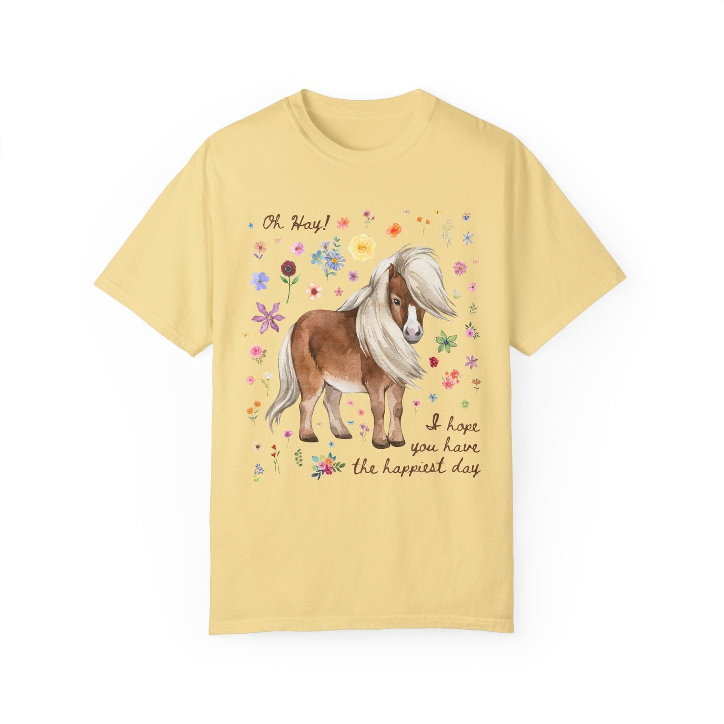 Positive Affirmation Tee with Mini Horse