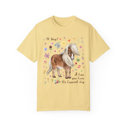 Positive Affirmation Tee with Mini Horse