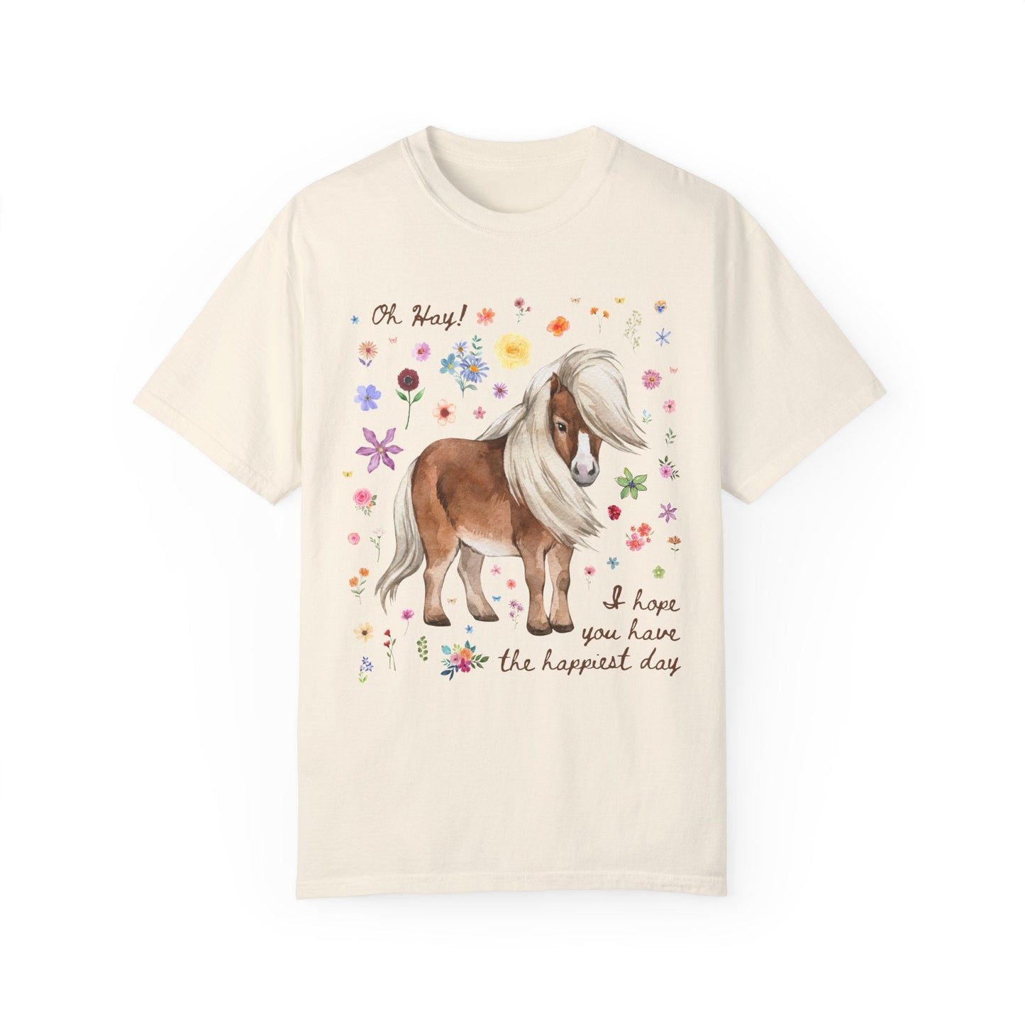 Positive Affirmation Tee with Mini Horse