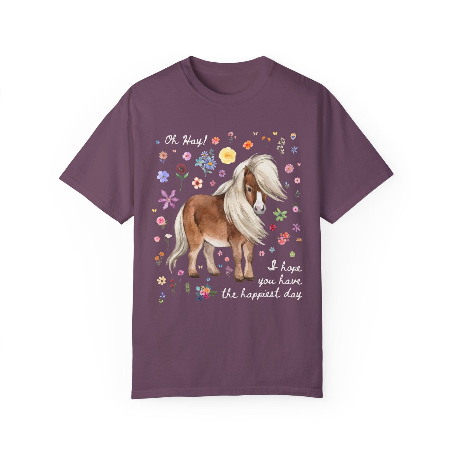 Positive Affirmation Tee with Mini Horse