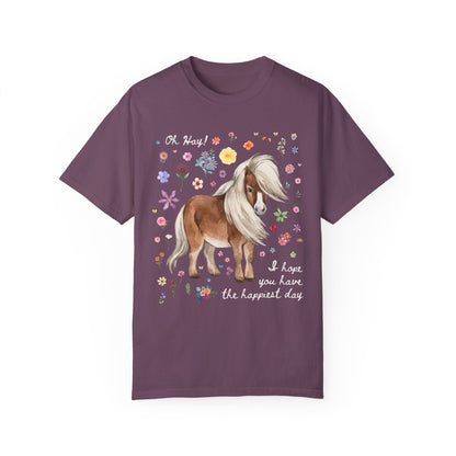 Positive Affirmation Tee with Mini Horse