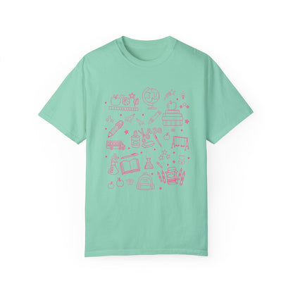 Preppy Back To School Teacher Tee
