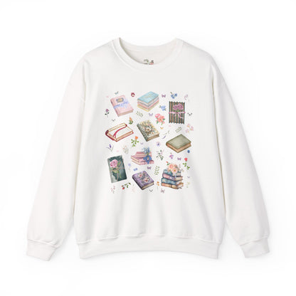 Pressed Flower Bookish Sweatshirt