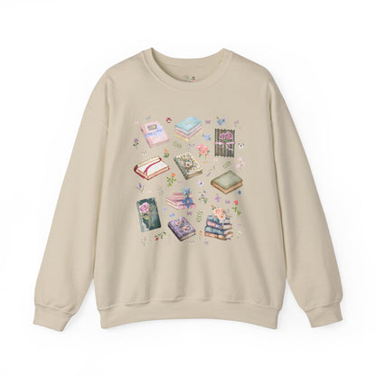 Pressed Flower Bookish Sweatshirt
