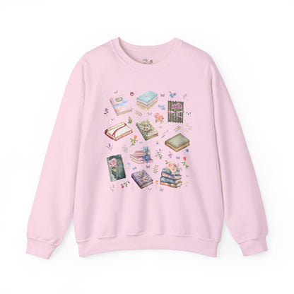 Pressed Flower Bookish Sweatshirt