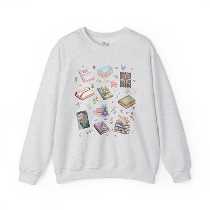 Pressed Flower Bookish Sweatshirt