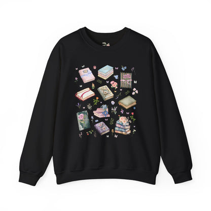 Pressed Flower Bookish Sweatshirt