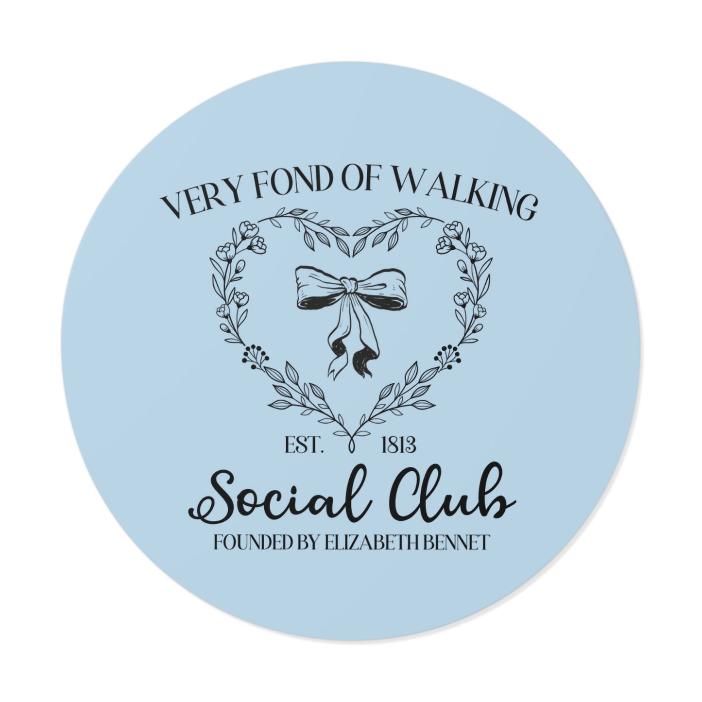 Fond of Walking Sticker